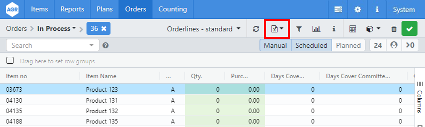 orders-export-excel