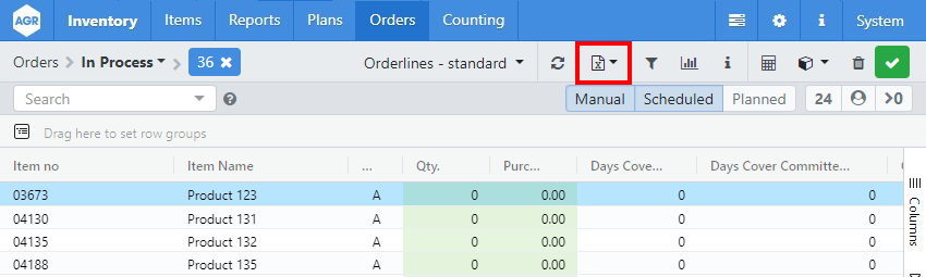 orders-export-excel
