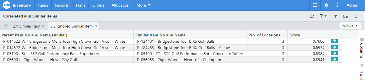 2.1. Similar item ignored