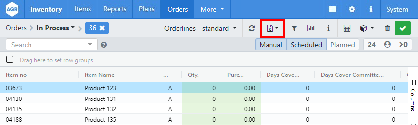 orders-export-excel