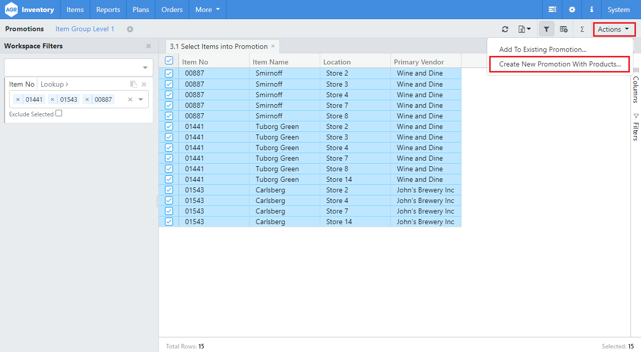 3.1 Create promotion